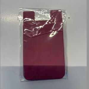 Sticky wallet for phone